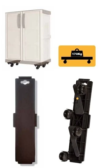 Dolly Tekerlekli Taşıma Aparatı Siyah 36x10x3cm