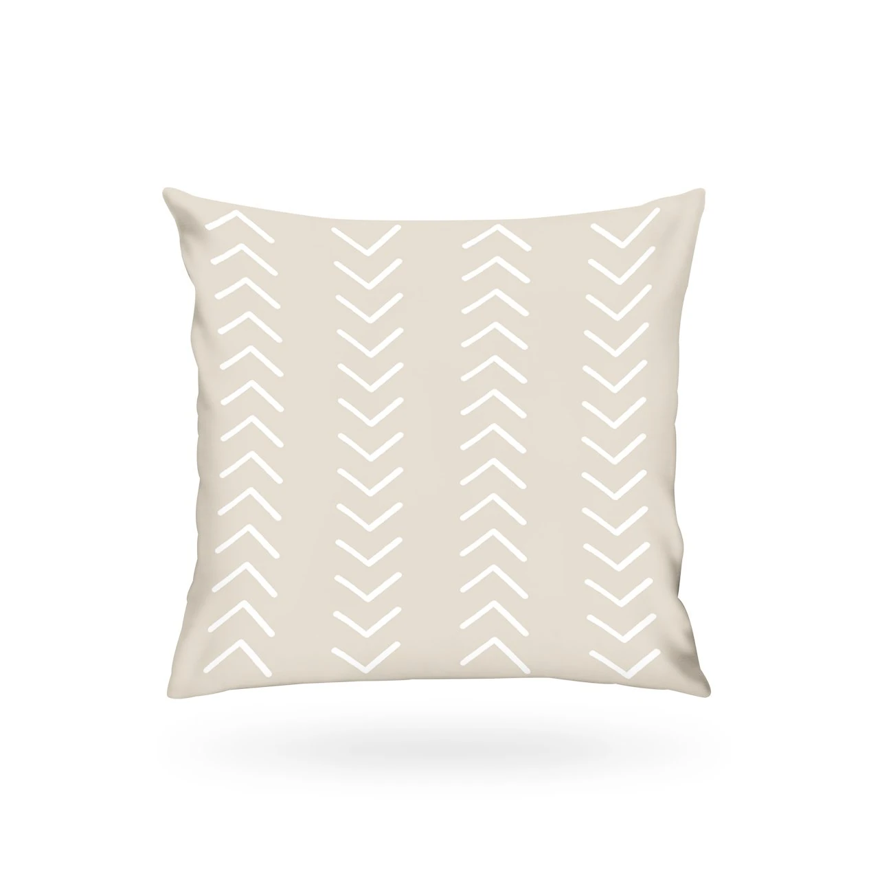 Kırlent Kılıfı İsk. Desen Krem-Beyaz 43x43cm