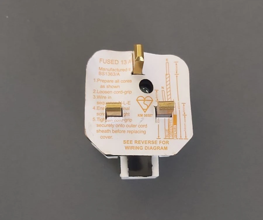 Permaplug 13A Fiş Beyaz