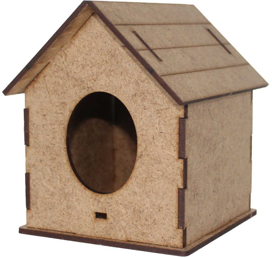 Ahşap Maket Kuş Evi Boyama Seti