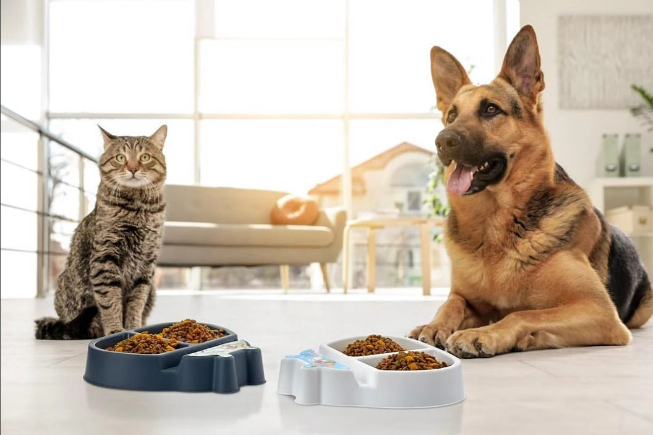 Kedi&Köpek Mama Kabı Plastik 22x23x4cm