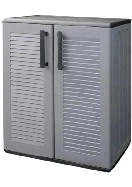 EASY Kısa Dolap Pls. 3 Raflı Antrasit 68x37x84cm