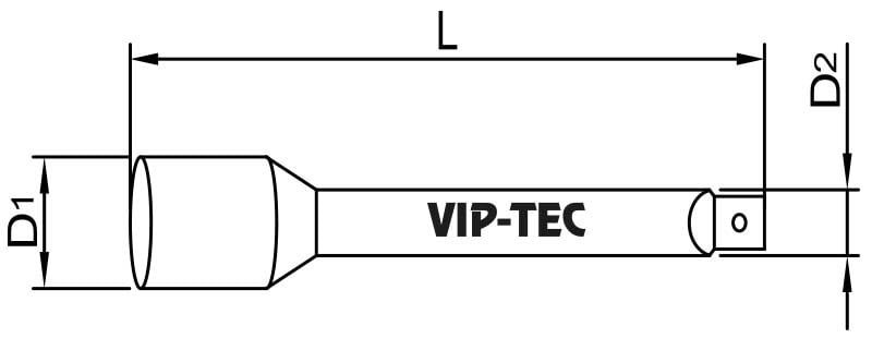 Uzatma Kolu 3/8'' 250mm