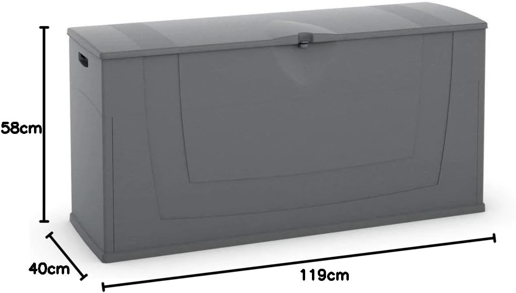 KARISMA Sandık Koyu Gri 197Lt. 119*40*58