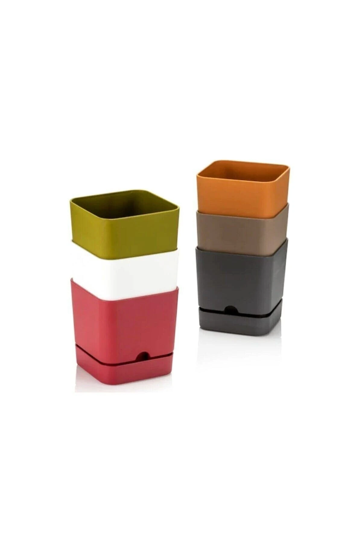 Begonya Kare Saksı 2,3Lt Antrasit