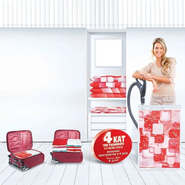 Vakum Saklama Poşeti 2'Li Large