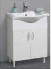 Banyo Dolabı Klasik T Alt Modül Beyaz 55cm