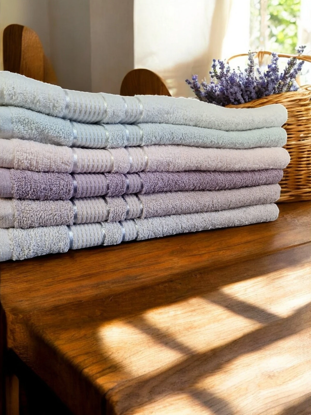 Banyo Havlusu Julie Softy Battal 6'lı Mix 90x145cm