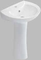 GÖKKUŞAĞI Lavabo Beyaz (46x57)