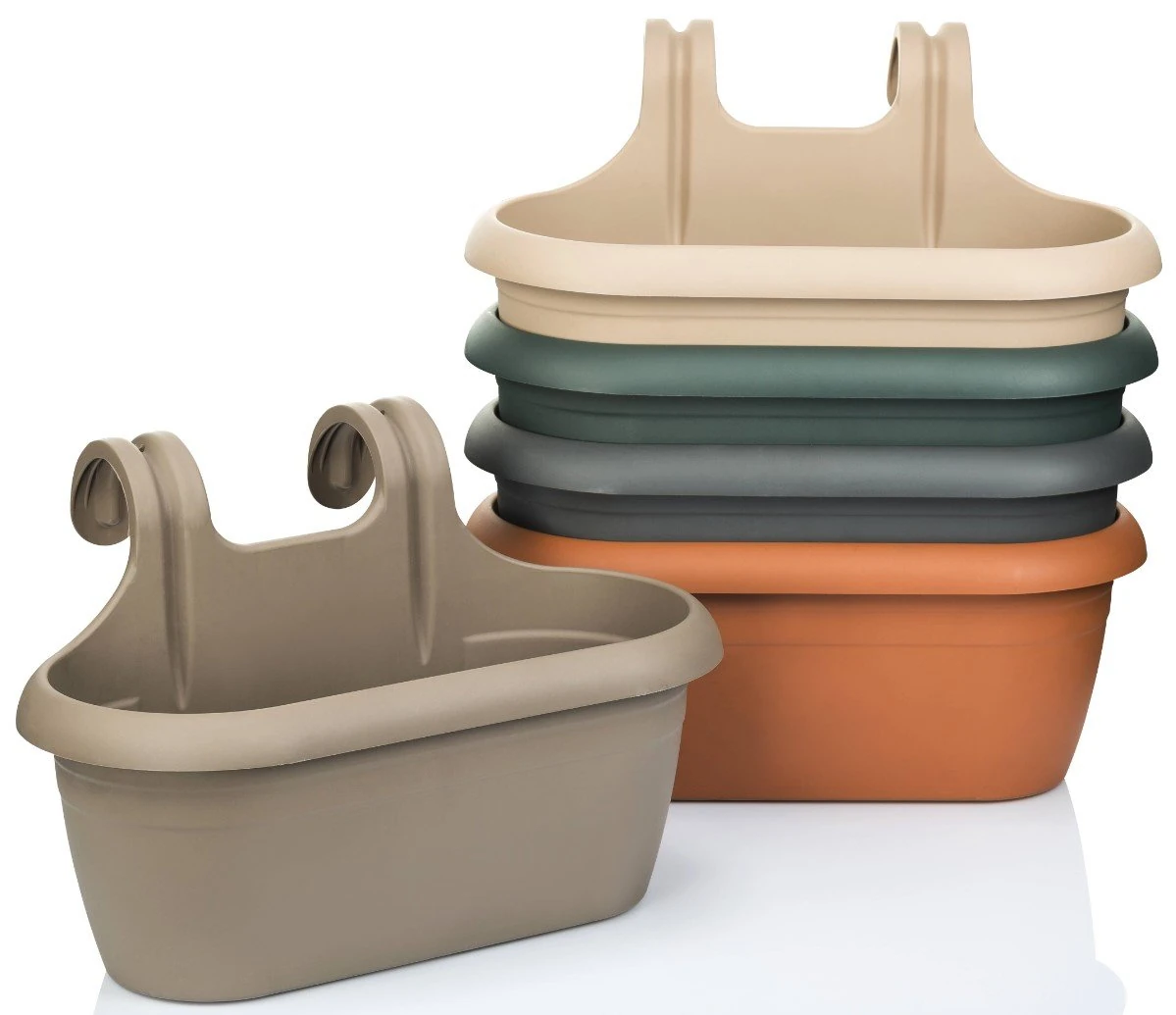 Nergiz Saksı Kolay Askı 6,5Lt Kahve