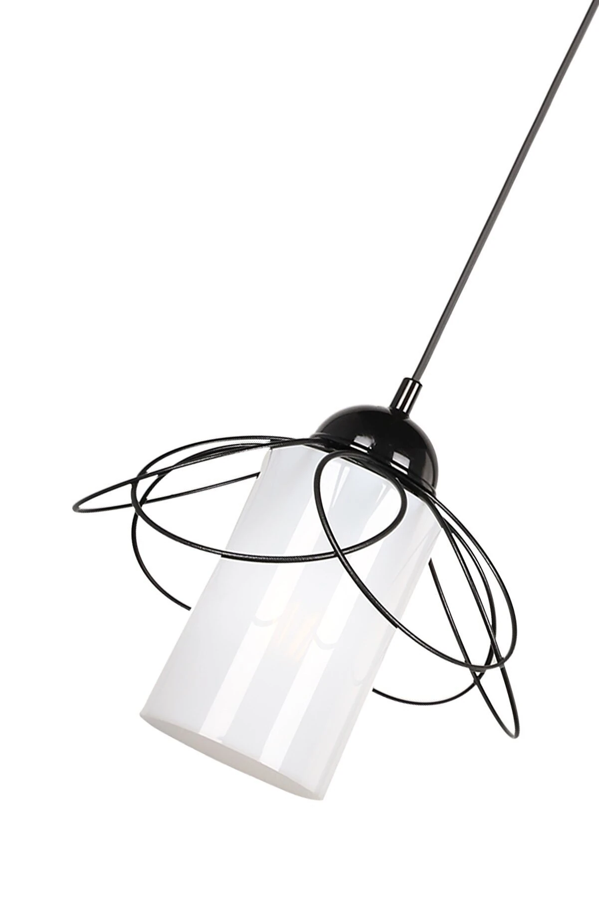 Mango Avize Tekli Siyah-Akrilik Beyaz