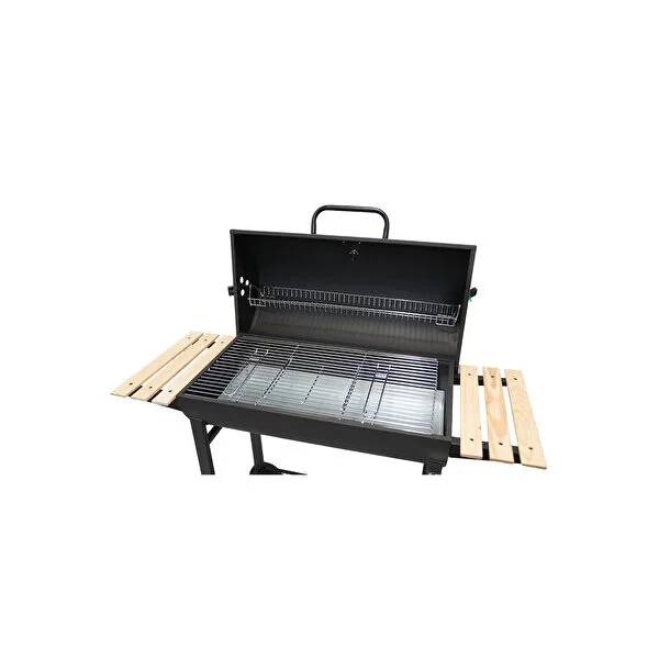 Barbekü Tekerlekli Siyah120*53.5*102cm