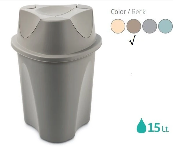 Twist Çöp Kovası No 3 Latte 15 Lt