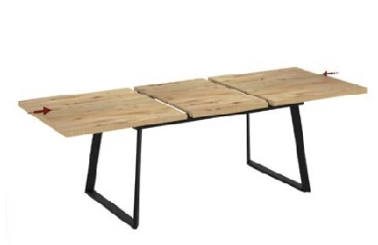 Masa Lavinya Dining Ahşap Siyah 170*60cm