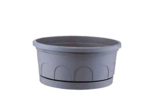 Leader Saksı Kase Altlıklı Siyah Çap 30cm