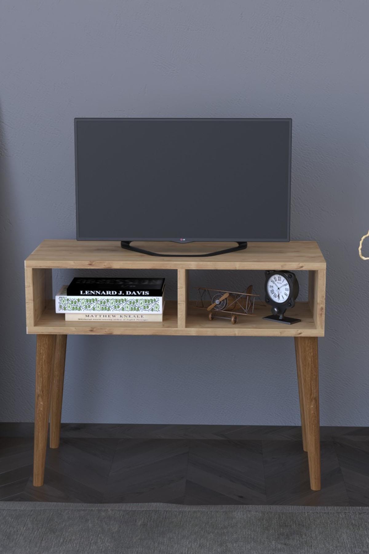 Tv Ünitesiı Retro Meşe 72x30x60cm