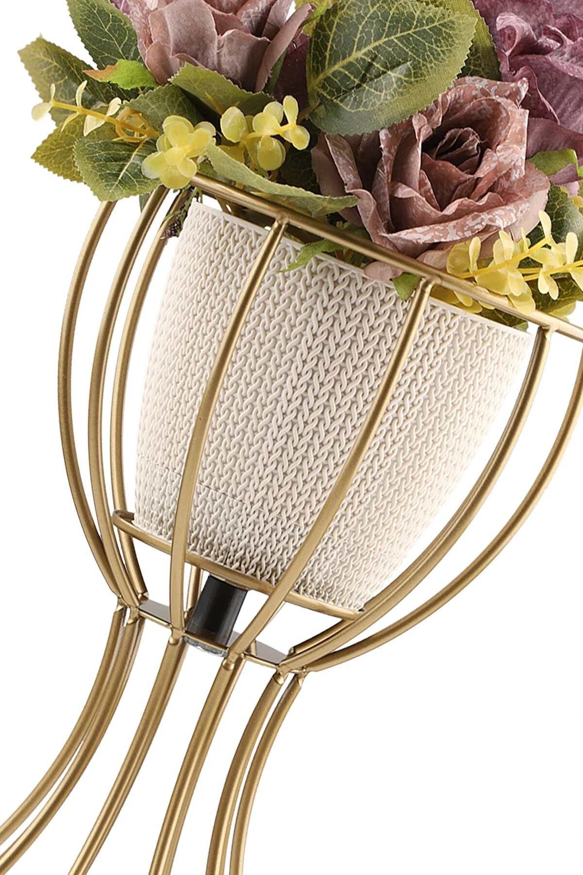 Saksılık Anafor Eskitme- Krem Saksı