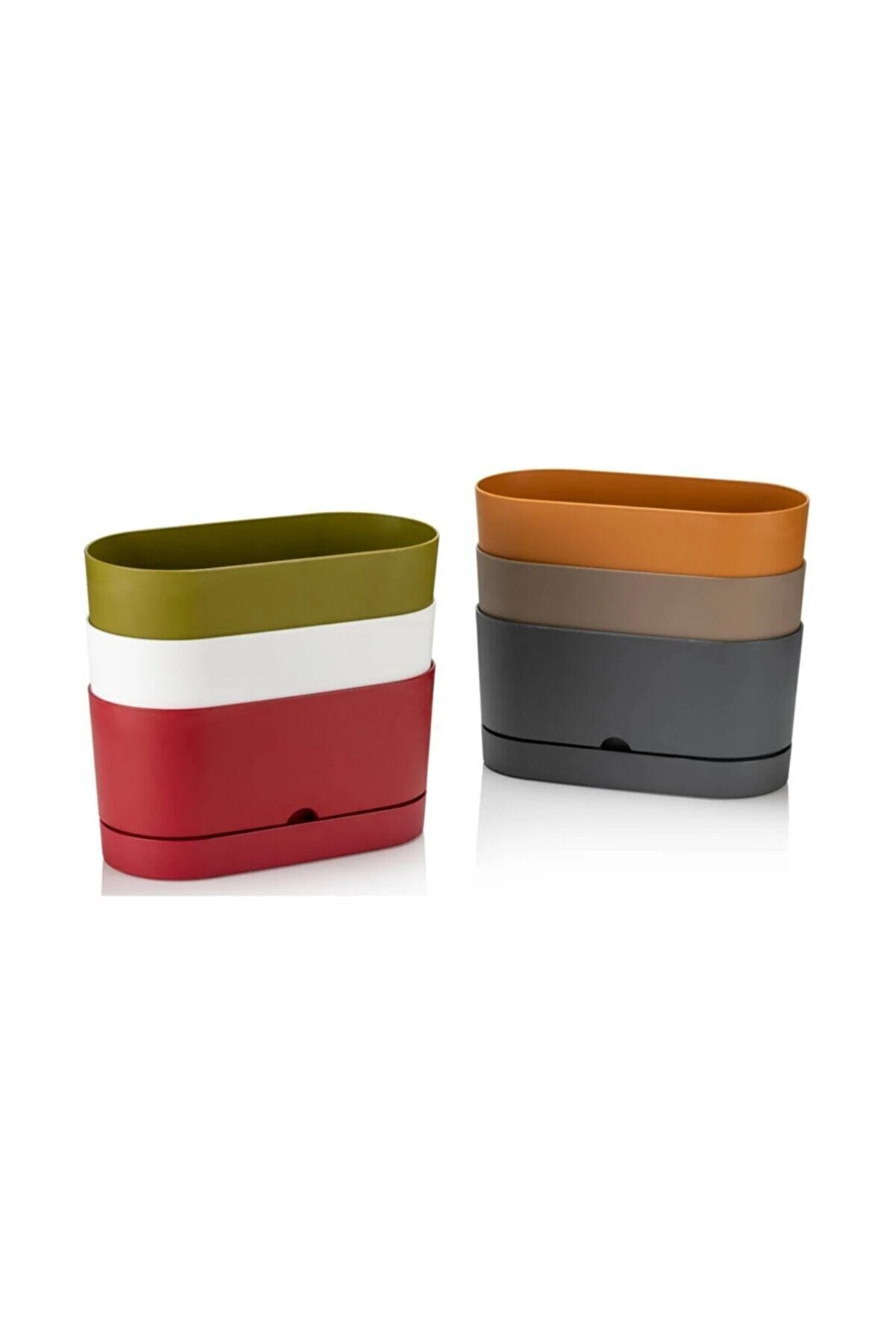 Begonya Balkon Saksı  5,5Lt Yosun Yeşili