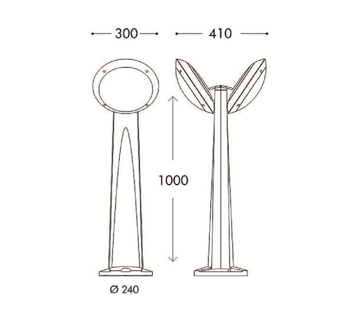 Fumagalli Arm. Gabri/Remi Lucia İkili Siyah 100 cm