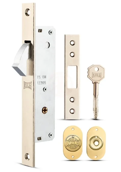 Kanca Sürgülü Prazis Silindirli Gömme Kilit 20mm