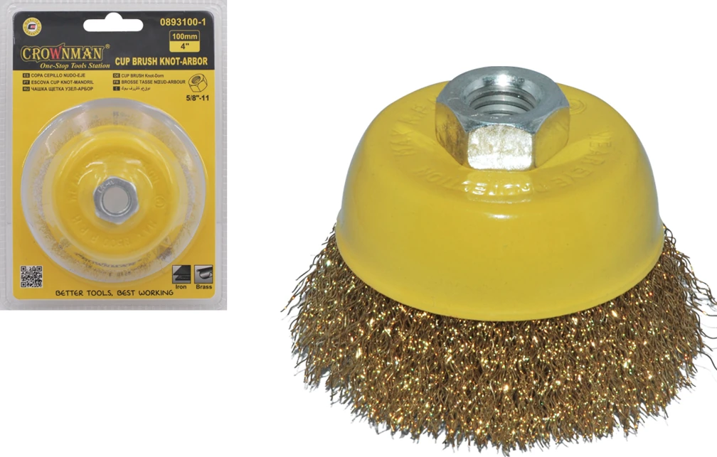 Tel Fırça Saçaklı 100mm M14*2