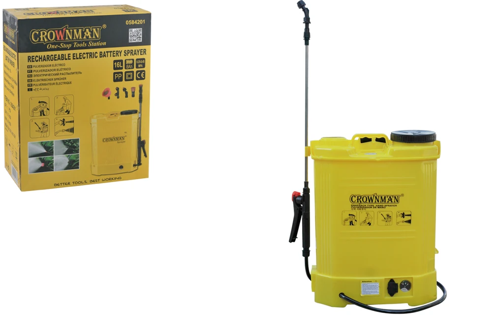 İlaçlama Pompası Sırt Askılı Akülü 8ah 16lt.