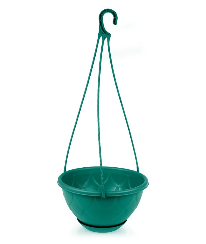 Askılı Damla Makrome Saksı 4,6Lt No3 Yeşil