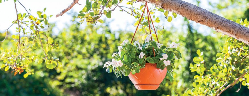 Askılı Damla Makrome Saksı 3Lt No 2 Kiremit