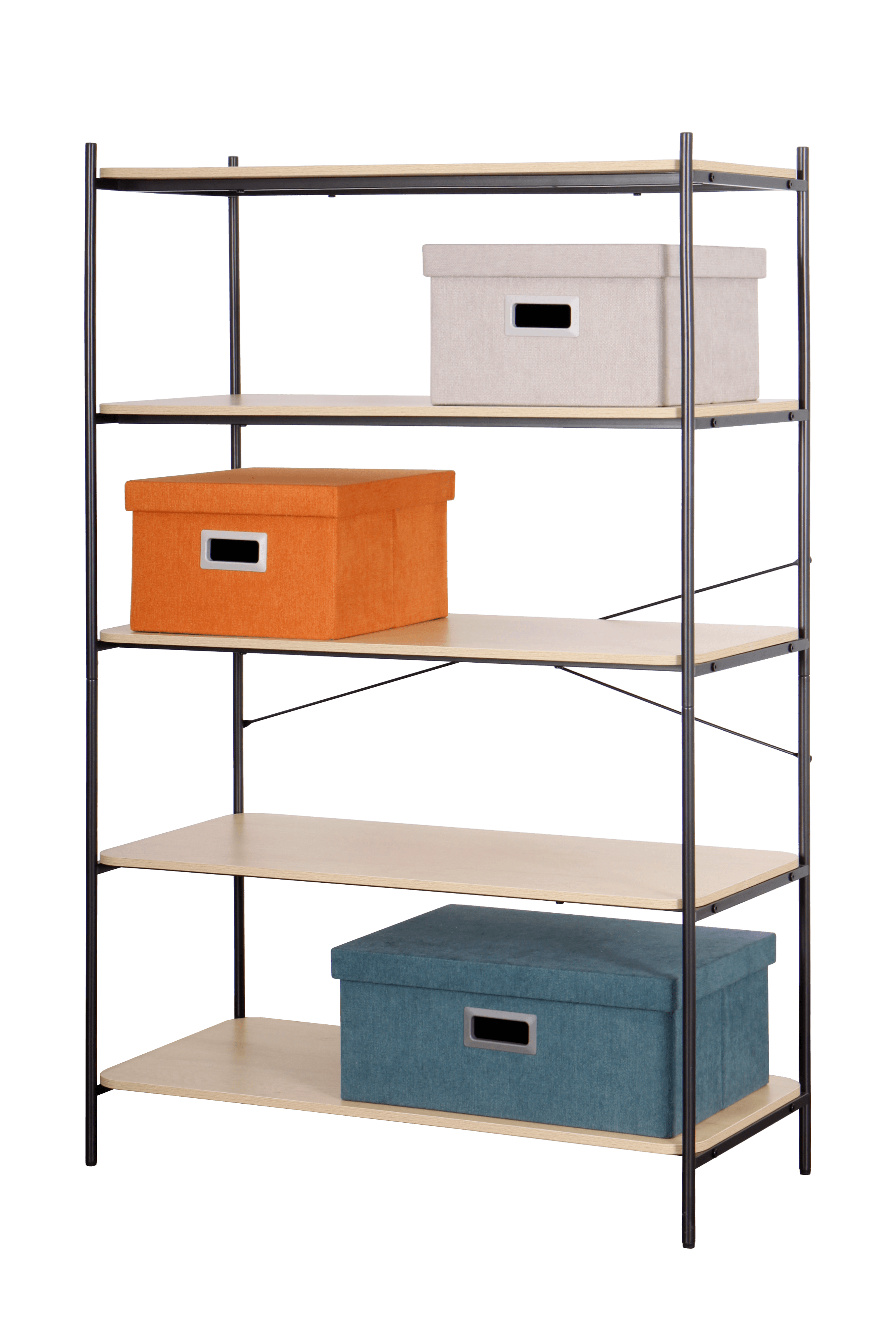 Çok Amaçlı Tekstil Metal Raf 91x40x137cm