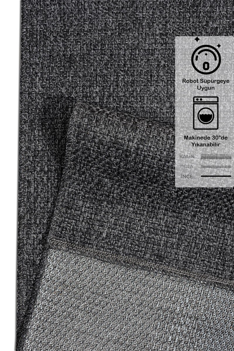 Rusticana Halı Antrasit 80x150