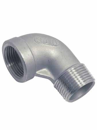 Kuyruklu Köşe Dirsek Krom 3/4"