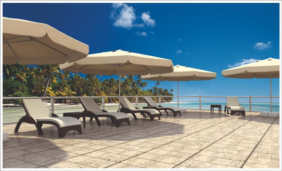 Megaİpli Bahçe ŞemsiyeKrem 3mtAlüm.İskelet Yuvarla