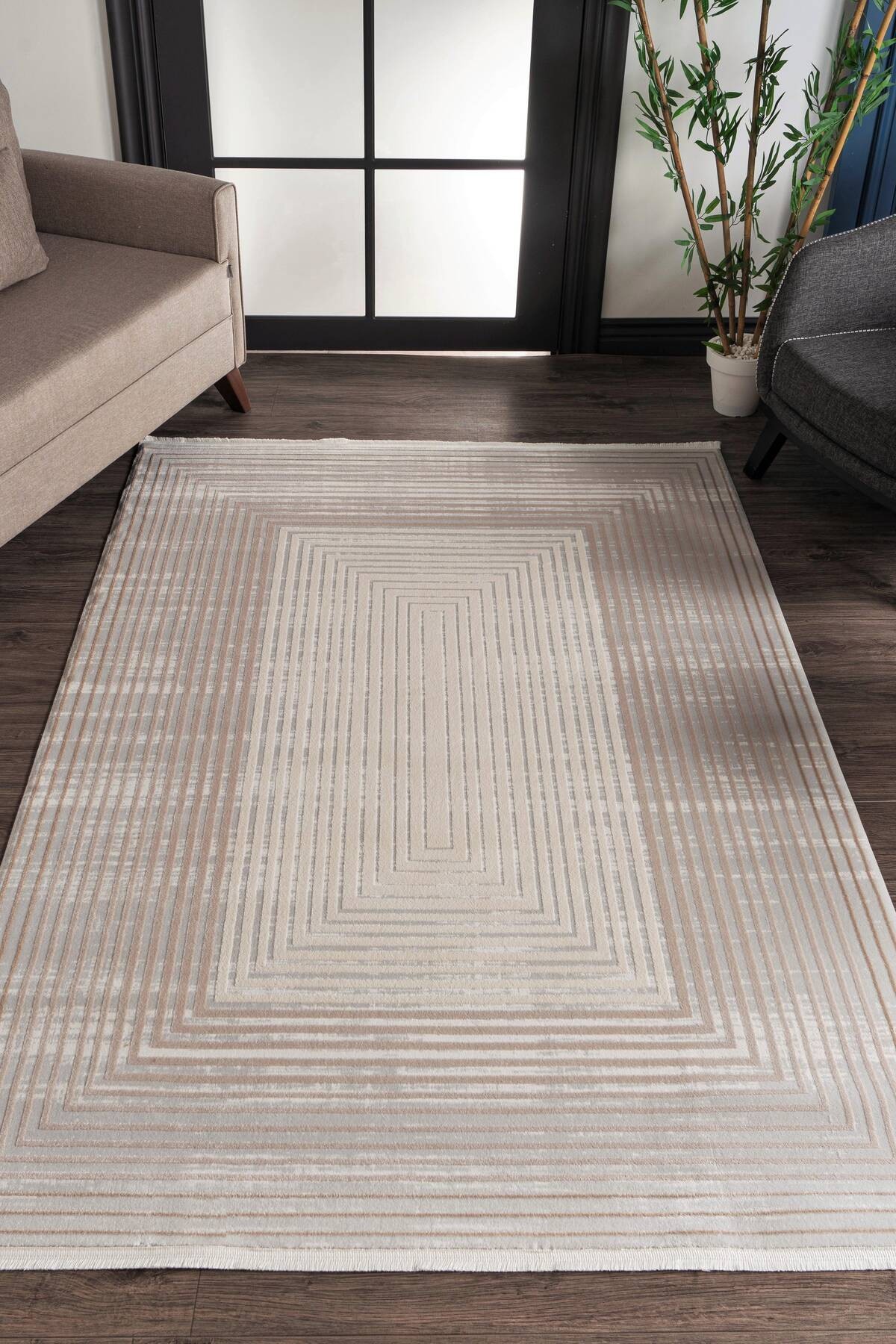 Bamboo Halı Bej 120x180