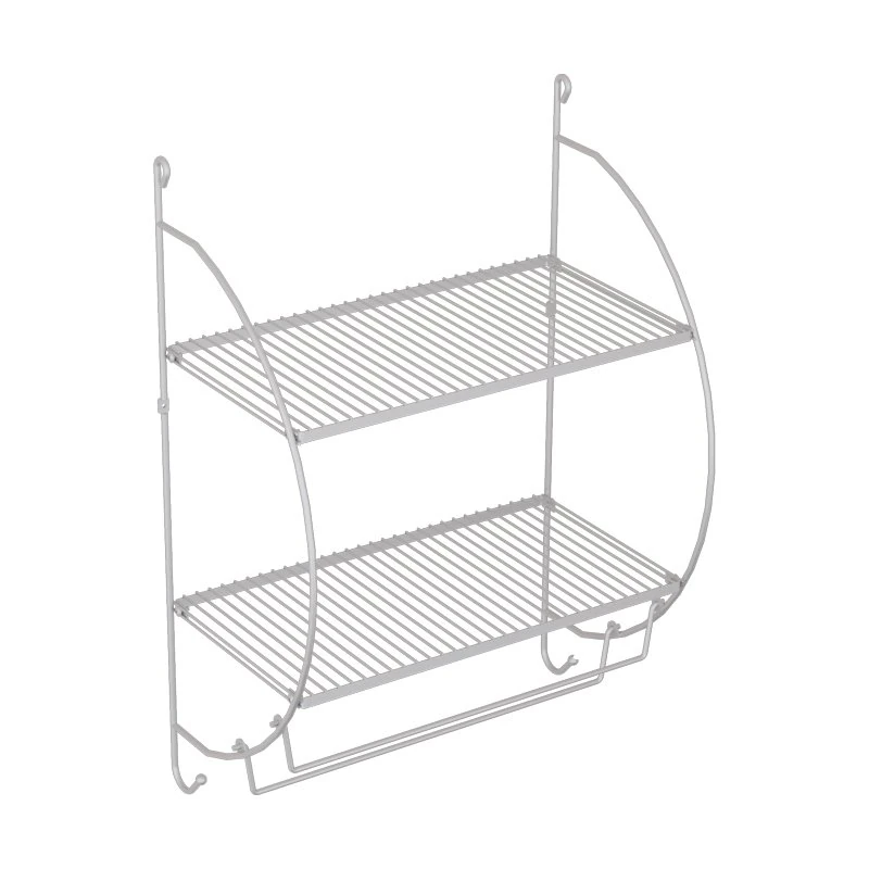 Havlu Rafı Duvar Tipi Alü. Gri