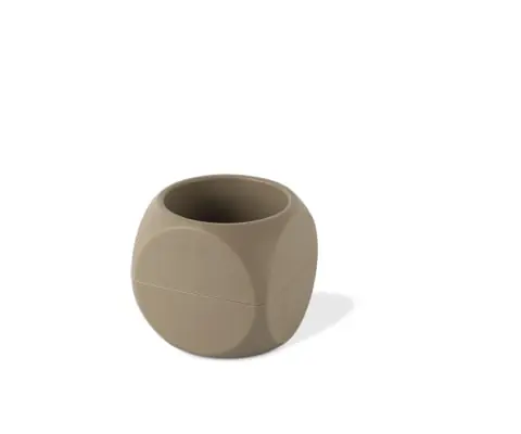 POTTED CUBE MINI CACTUS 0.30L COFFEE