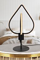 Masa Lambası Ledli Sevinç Siyah