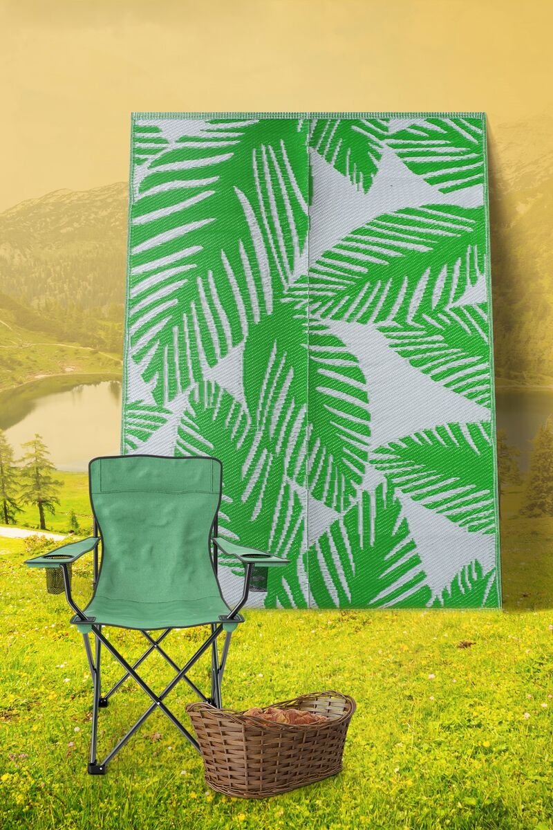 SavanaPlaj-PiknikHasırMatYaprak Desen120x180