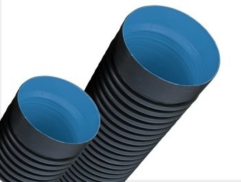 Muflu Koruge Boru Mavi 400 * 6 Metre