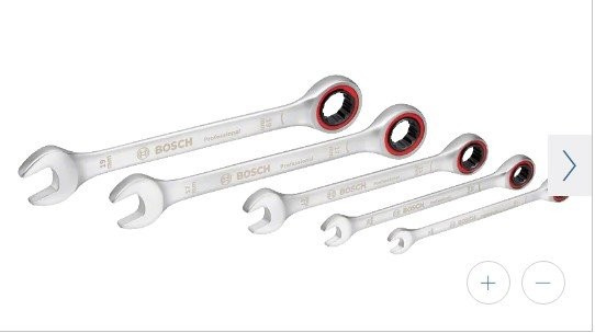 BOSCH Anahtar Takımı Cırcır 5 parça PRO