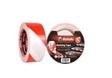 Kırmızı/Beyaz Pvc Yer İşaretleme Bandı 33mtx50mm