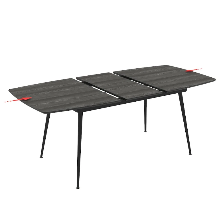 Masa Yense Dining Lumiera Siyah 145*40cm