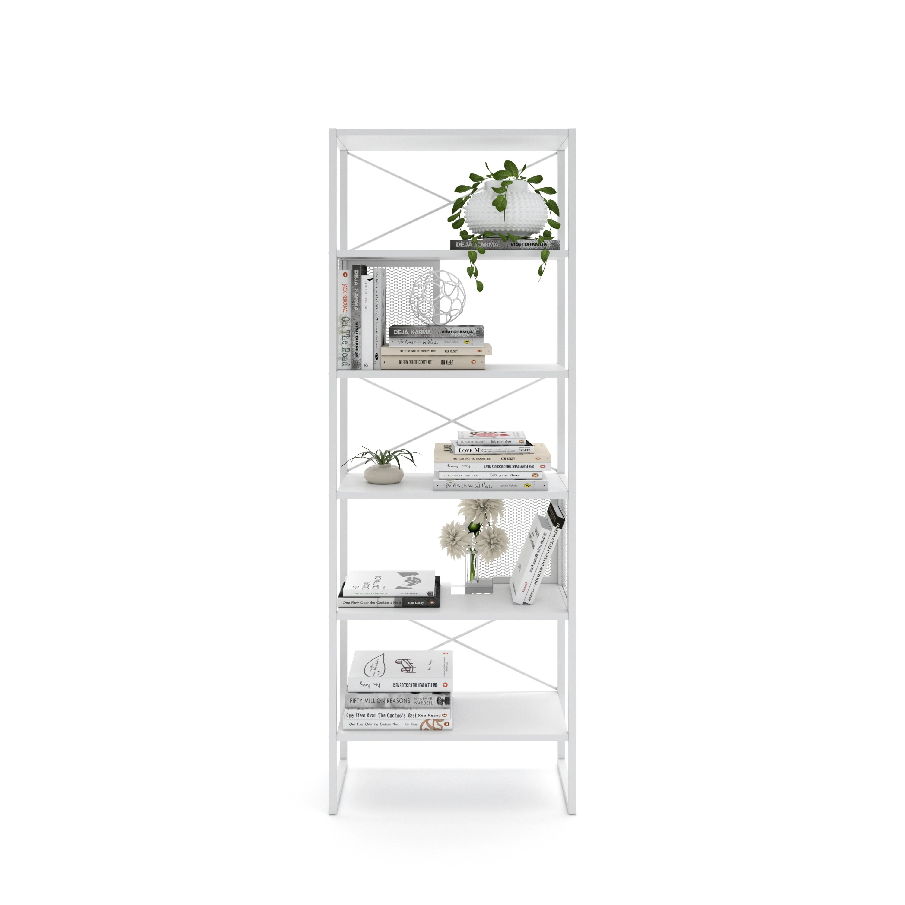 Kitaplık Mela Beyaz