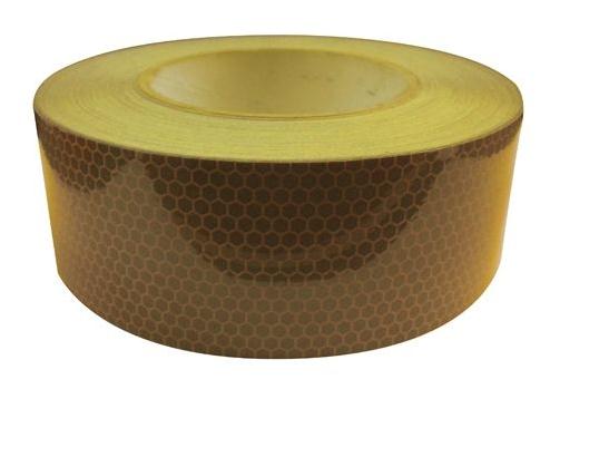 Sarı Petekli Reflektif Bant 50mmx46m