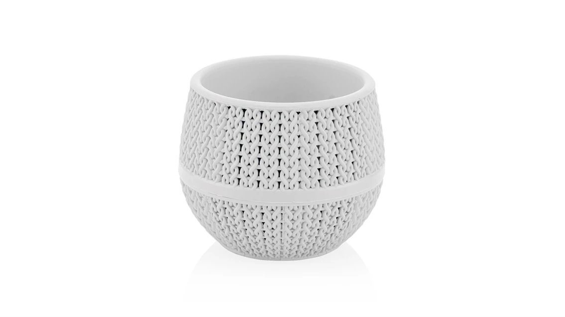 Amasra Saksı 0,13Lt No 1 Kirli Beyaz