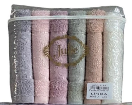 Mutfak Havlusu Linda 6'lı 30X50cm