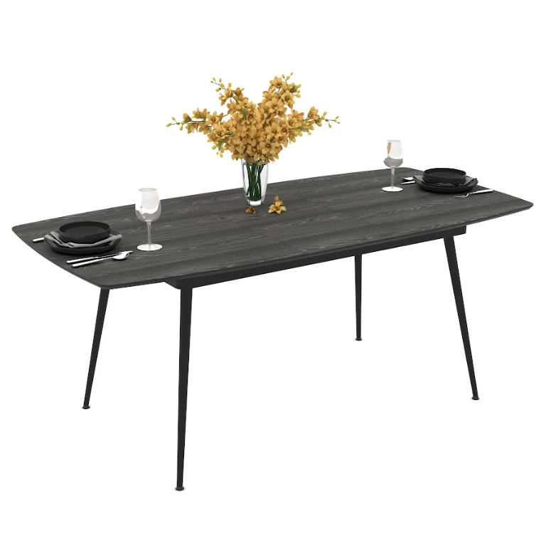 Masa Yense Dining Lumiera Siyah 145*40cm