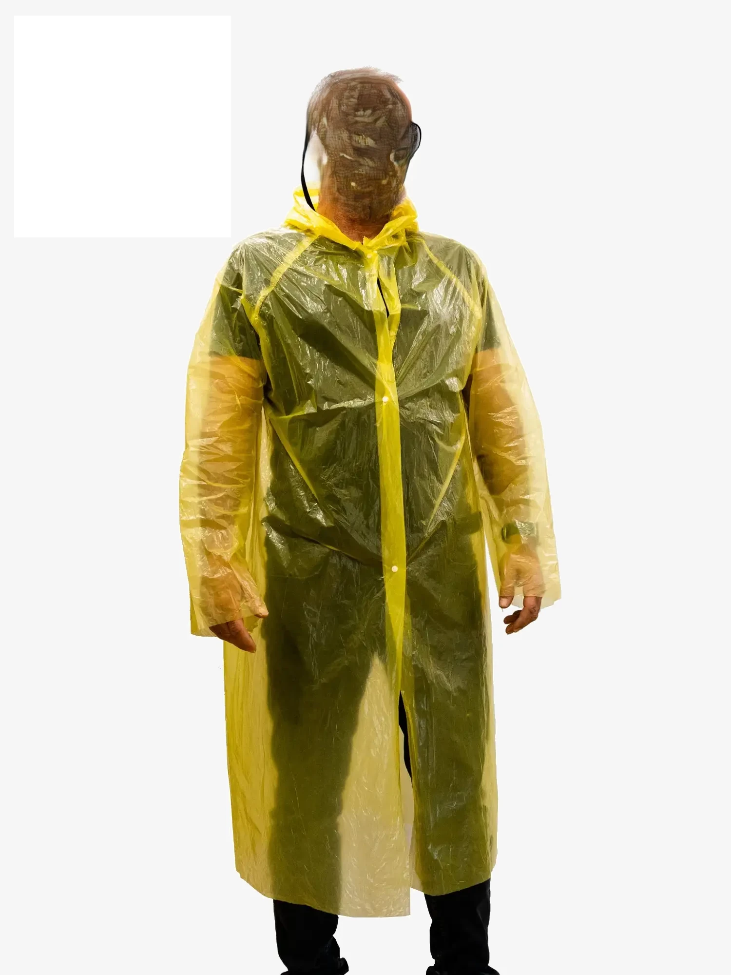 Yağmurluk Çıtçıtlı Pardesü Sarı