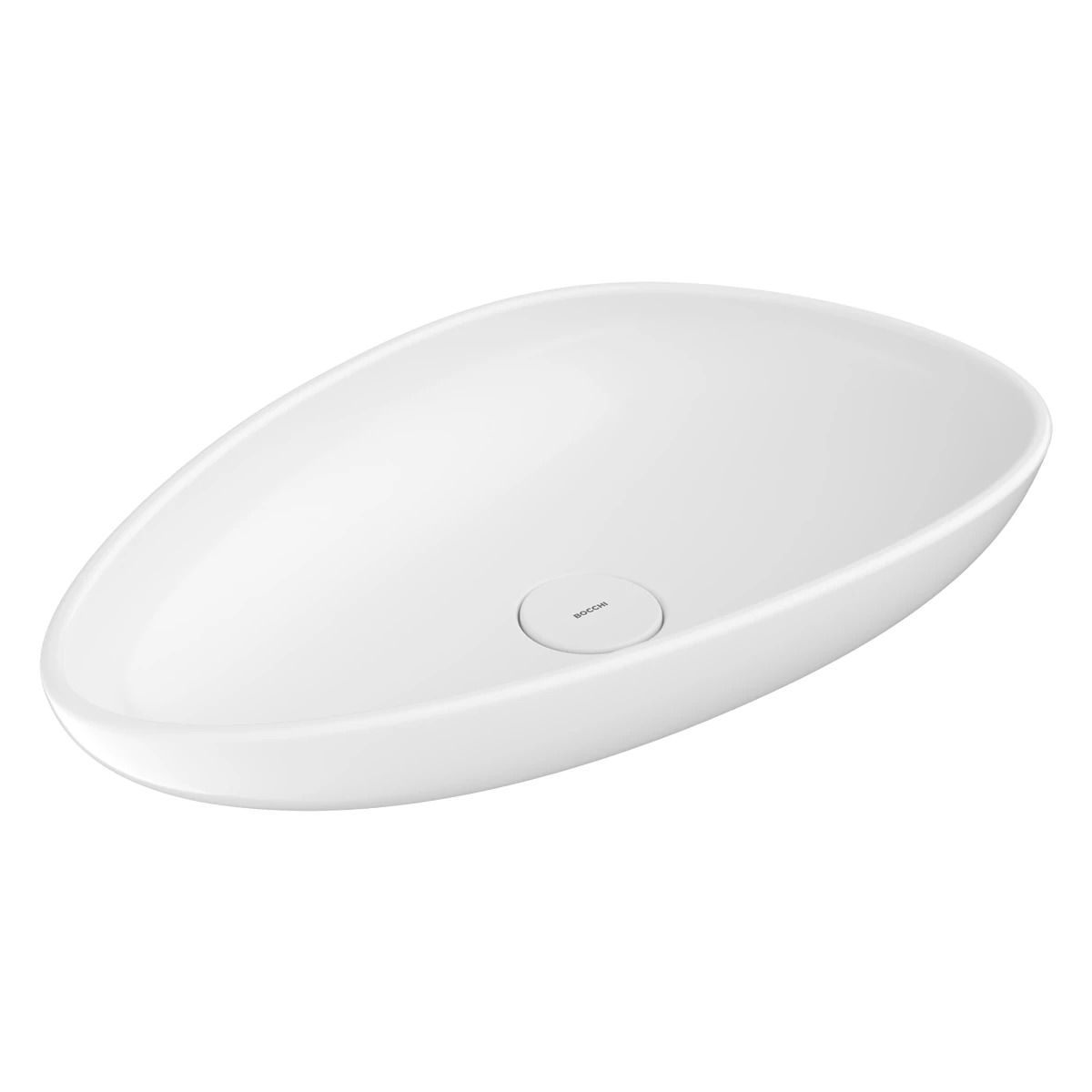 Bocchi Çanak Lavabo Etna Delikli 58cm Parlak Beyaz