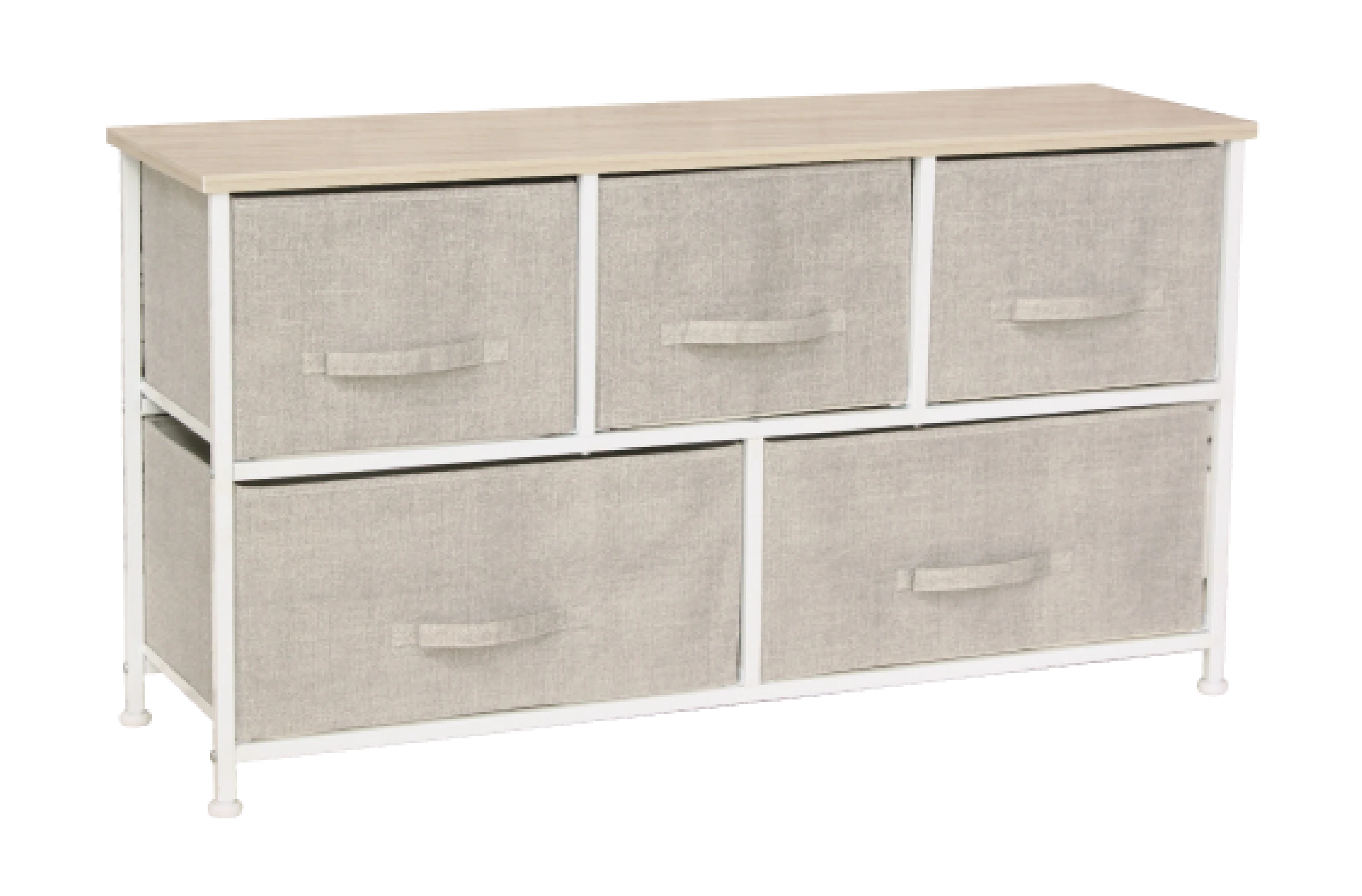 Çok Amaçlı Tekstil Dolap 5 Çekmeceli 100x29x54cm