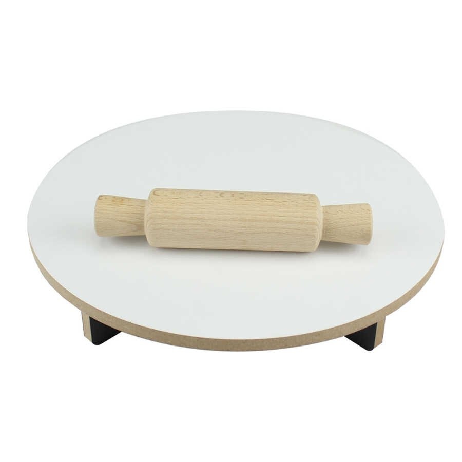 Ahşap Merdana ve Masası 26*5*26cm